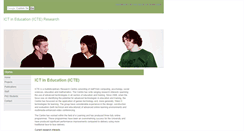 Desktop Screenshot of icte.uws.ac.uk